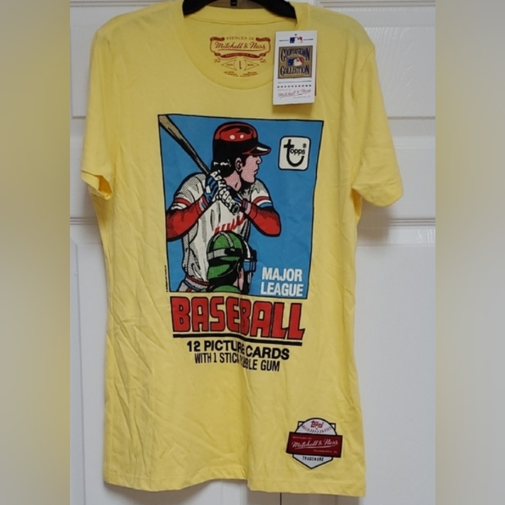 Mitchell & Ness Cooperstown Collection T-Shirt/Yellow